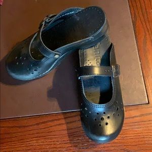 Sanita Danish Clog Mary Jane Laser Cut Design 37